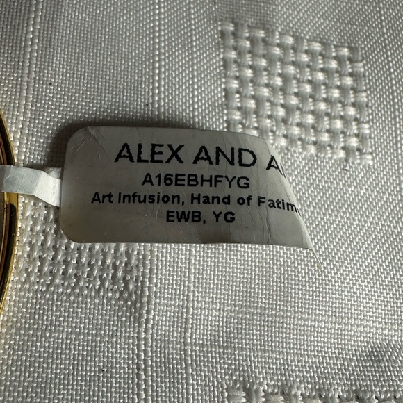 Alex and Ani Art infusion Hand of Fatima bracelet A16EBHFYG in gold - Picture 8 of 9